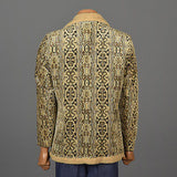 1970s Men's Bohemian Tapestry Carpet Coat