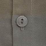 1940s Mens Deadstock Gray Sanforized Work Shirt