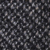 1960s Men's Mod Gray & Black Nubby Tweed Overcoat with Plaid Lining