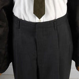 1960s Men's Bespoke Two Piece Winter Suit in  Blue & Gray