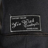 1960s Men's Bespoke Two Piece Winter Suit in  Blue & Gray