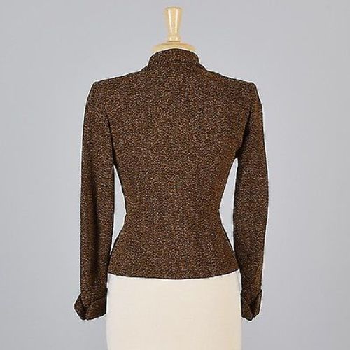 1950s Marshall Field's Fitted Brown Jacket