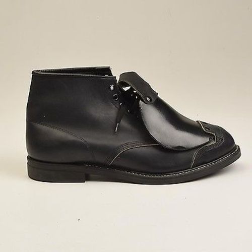 Men's Hy Test Black Leather Steel Toe Safety Ankle Boots