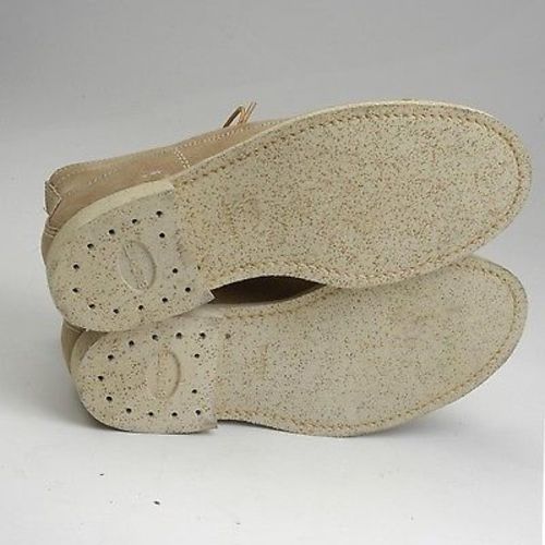 Deadstock 1960s Men's Tan Leather Monkey Boots Workwear