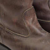 1950s Mens Wolverine Brown Leather Work Boots
