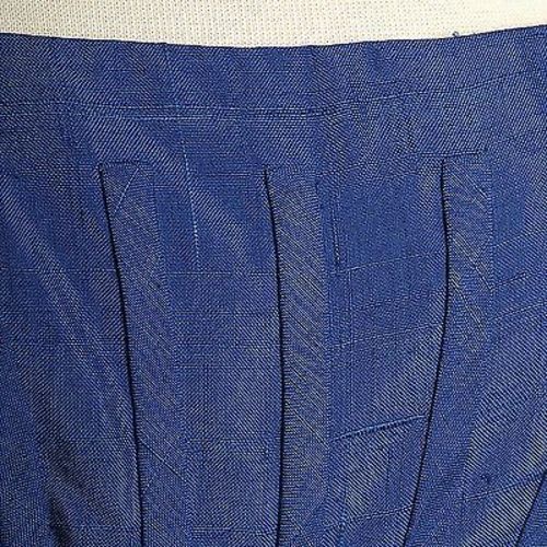 1950s Royal Blue Shantung Silk Wiggle Dress