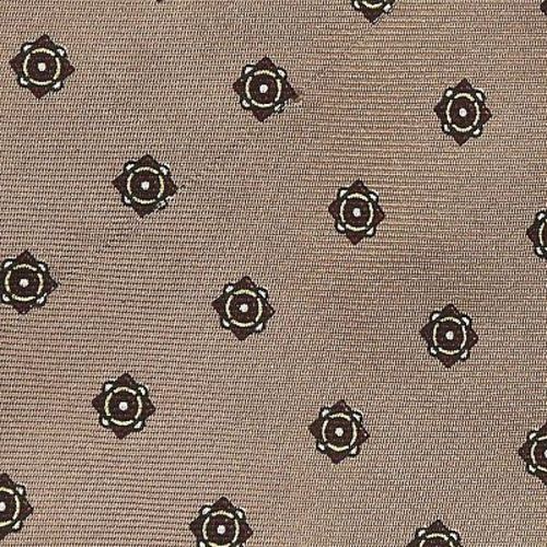 1960s Tan Khaki Silk Classic Business Necktie