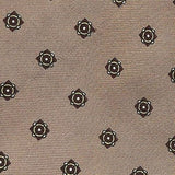 1960s Tan Khaki Silk Classic Business Necktie