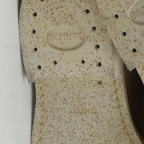 Deadstock 1960s Men's Tan Leather Monkey Boots Workwear