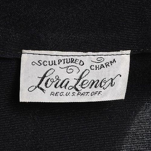 1950s Little Black Dress with Shelf Bust