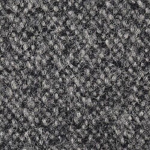 1960s Men's Charcoal Gray Tweed Overcoat Lined in Red Plaid
