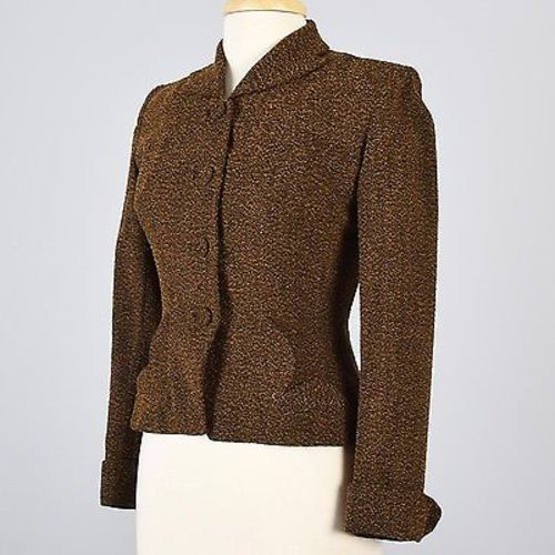 1950s Marshall Field's Fitted Brown Jacket