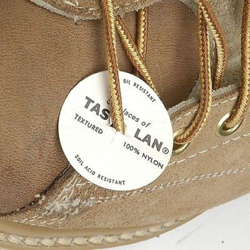 Deadstock 1960s Men's Tan Leather Monkey Boots Workwear