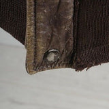1950s Men's Horsehide Leather Jacket with a zip Front