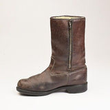 1950s Mens Wolverine Brown Leather Work Boots