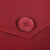 1970s Guy Laroche Red Skirt Suit