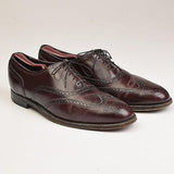 1980s Mens Leather Wingtip Oxford Shoes