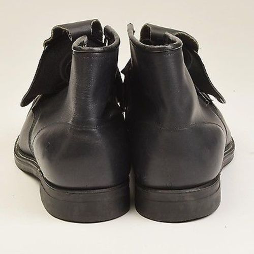 Men's Hy Test Black Leather Steel Toe Safety Ankle Boots