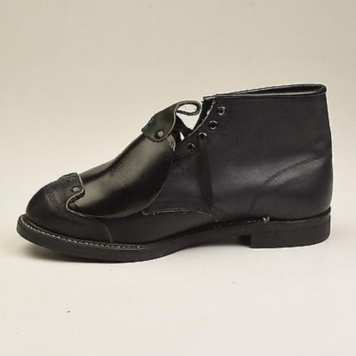 Men's Hy Test Black Leather Steel Toe Safety Ankle Boots