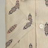 1950s Mens Deadstock Shirt with Loop Collar