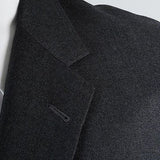 1960s Men's Bespoke Two Piece Winter Suit in  Blue & Gray