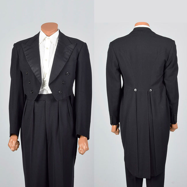 1950s Men's Bespoke Savile Row Tuxedo