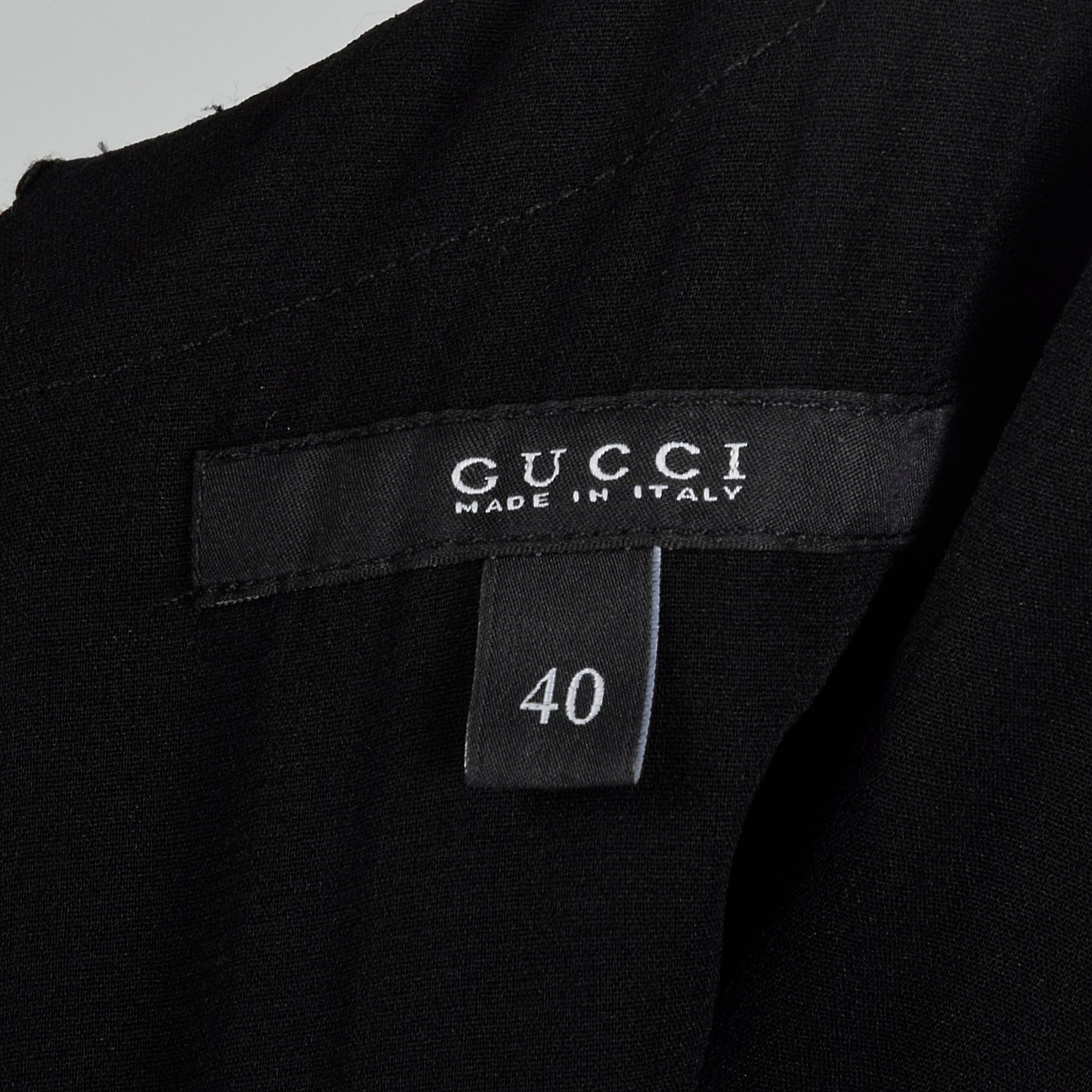 1990s Tom Ford for Gucci Black Shift Dress with Link Buttons Style & Salvage 1990s Tom Ford for Gucci Black Shift Dress with Link Buttons Style & Salvage