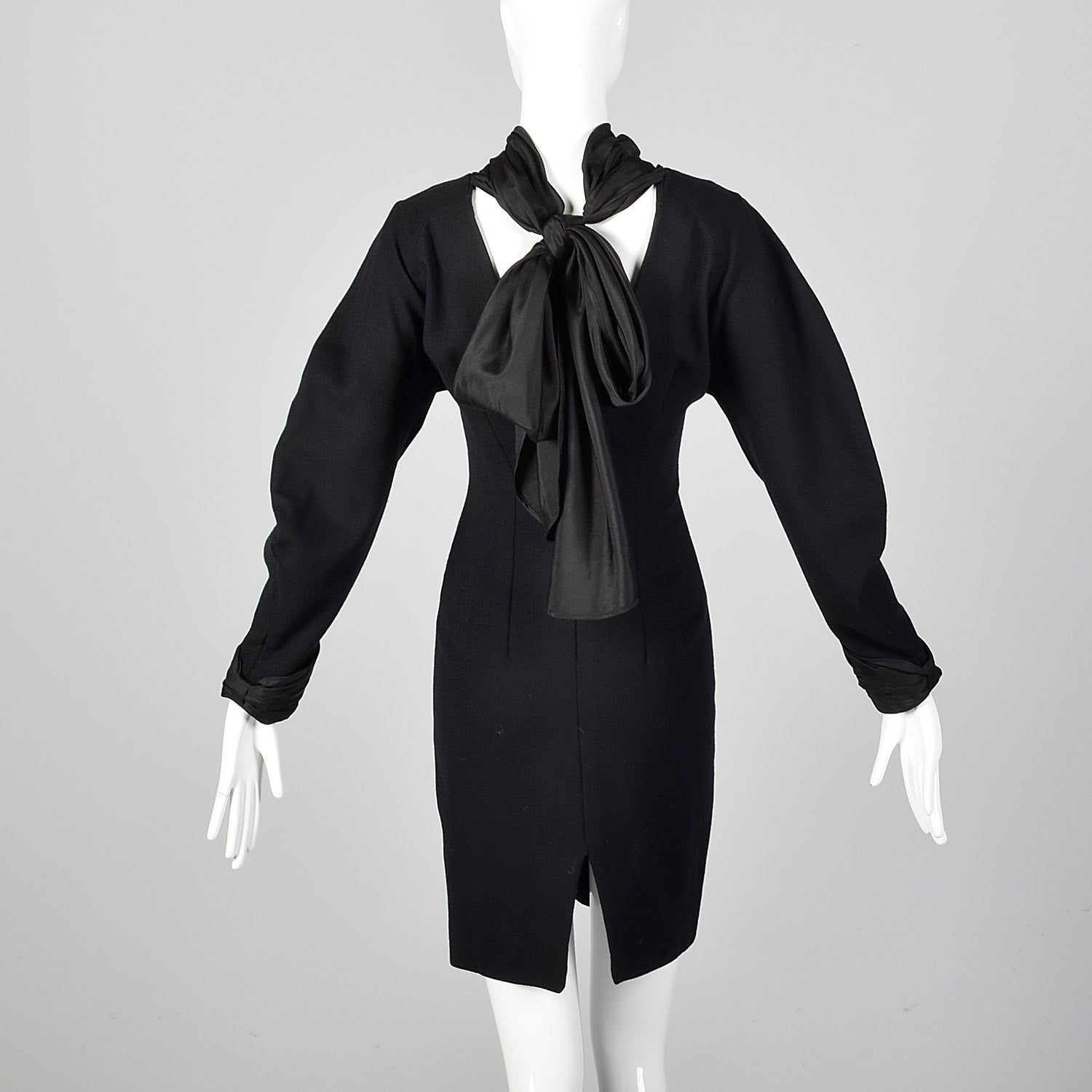 Small Borboglio Cristina Jan 1990s Black Dress