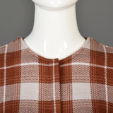 1980s Norma Kamali Knit Separates Set in Plaid