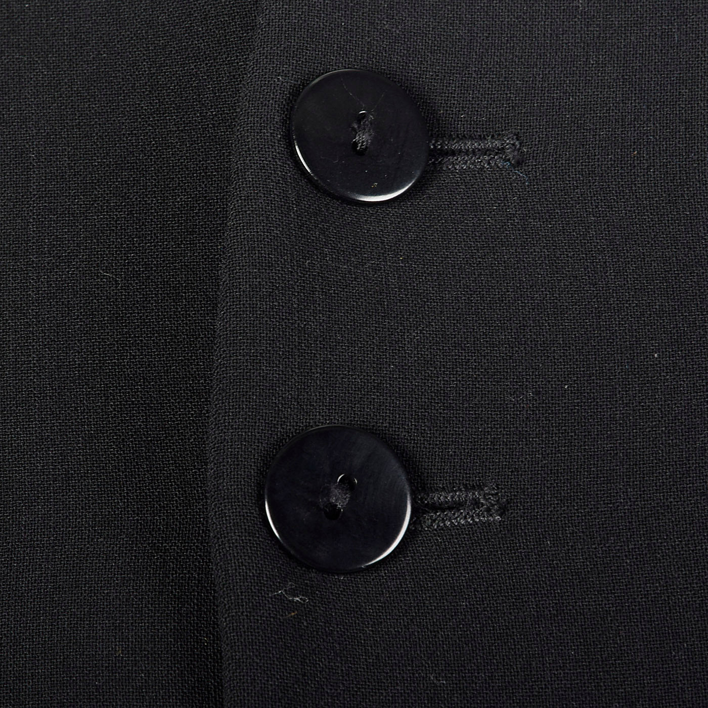 1990s Ralph Lauren Black Label Asymmetric Button Jacket