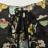 Medium Roberto Cavalli Skirt Corset Lace Denim Low Rise Jeans