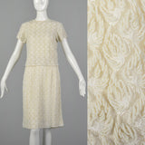 1960s Heavily Beaded Skirt and Blouse Set