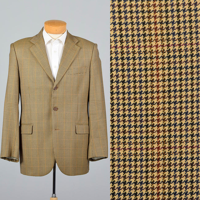 1990s Italian Plaid Jacket
