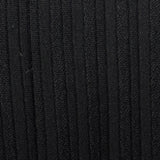 Small 1950s Black Textured Stripe Skirt