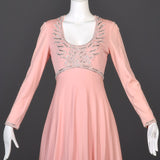 1960s Victoria Royal LTD Pink Formal Gown