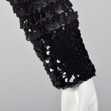 1970s Saks Fifth Avenue Black Lace Jacket
