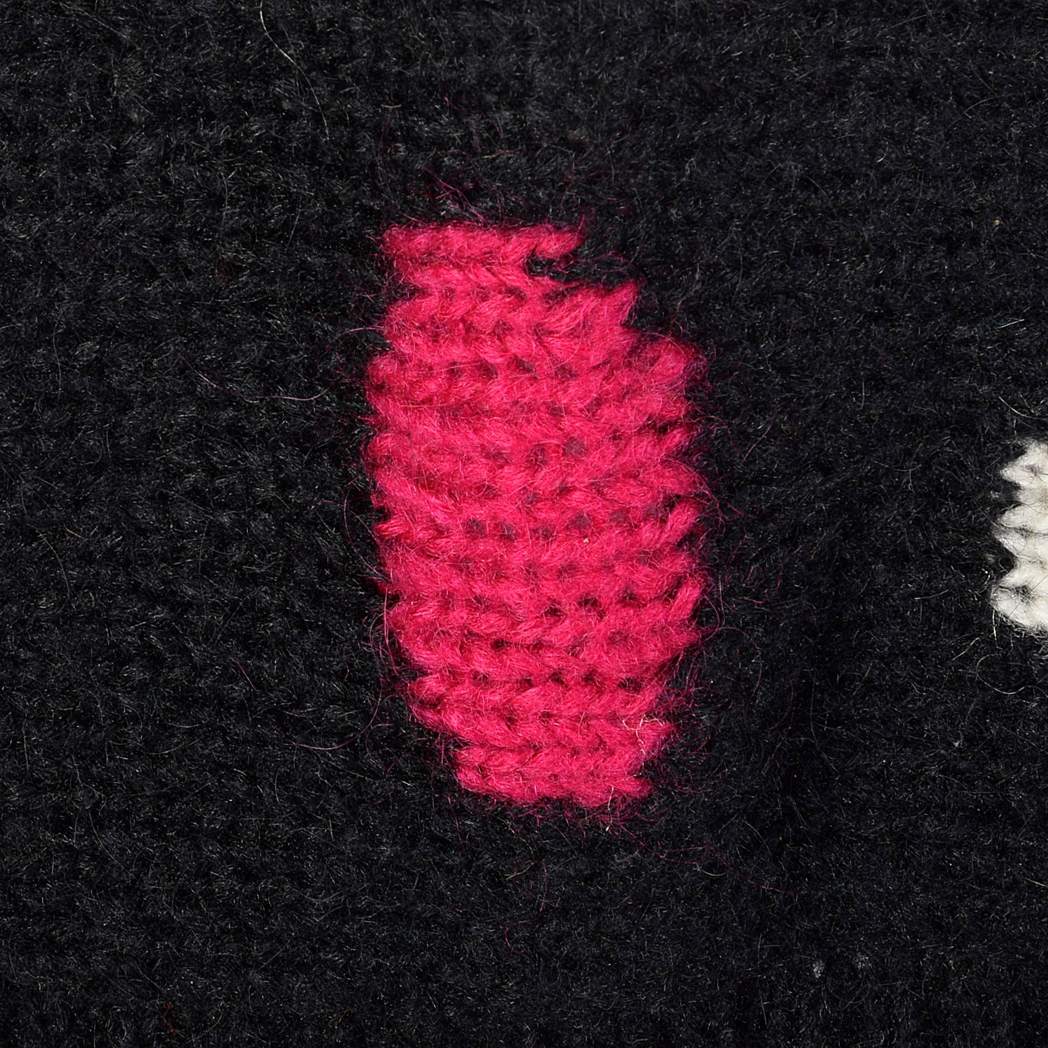 Medium Adolfo 1990s Black Geometric Sweater