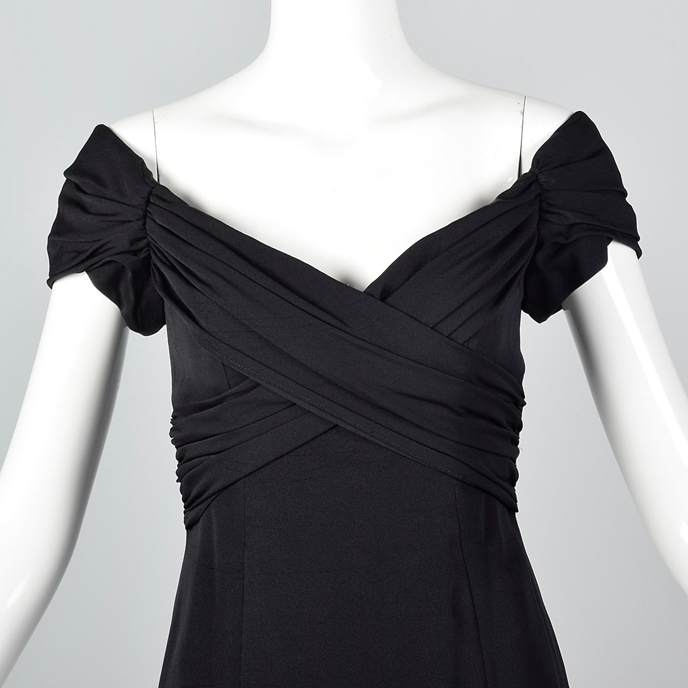 1990s Nicole Miller Off Shoulder Little Black Dress Style & Salvage 1990s Nicole Miller Off Shoulder Little Black Dress Style & Salvage
