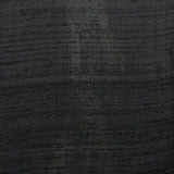 Medium 1980s Black Silk Dress Gold Beaded Appliqué Cocktail Peplum