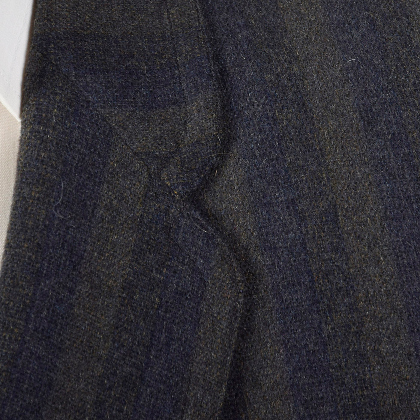 1950s Gray and Blue Wool Striped Jacket