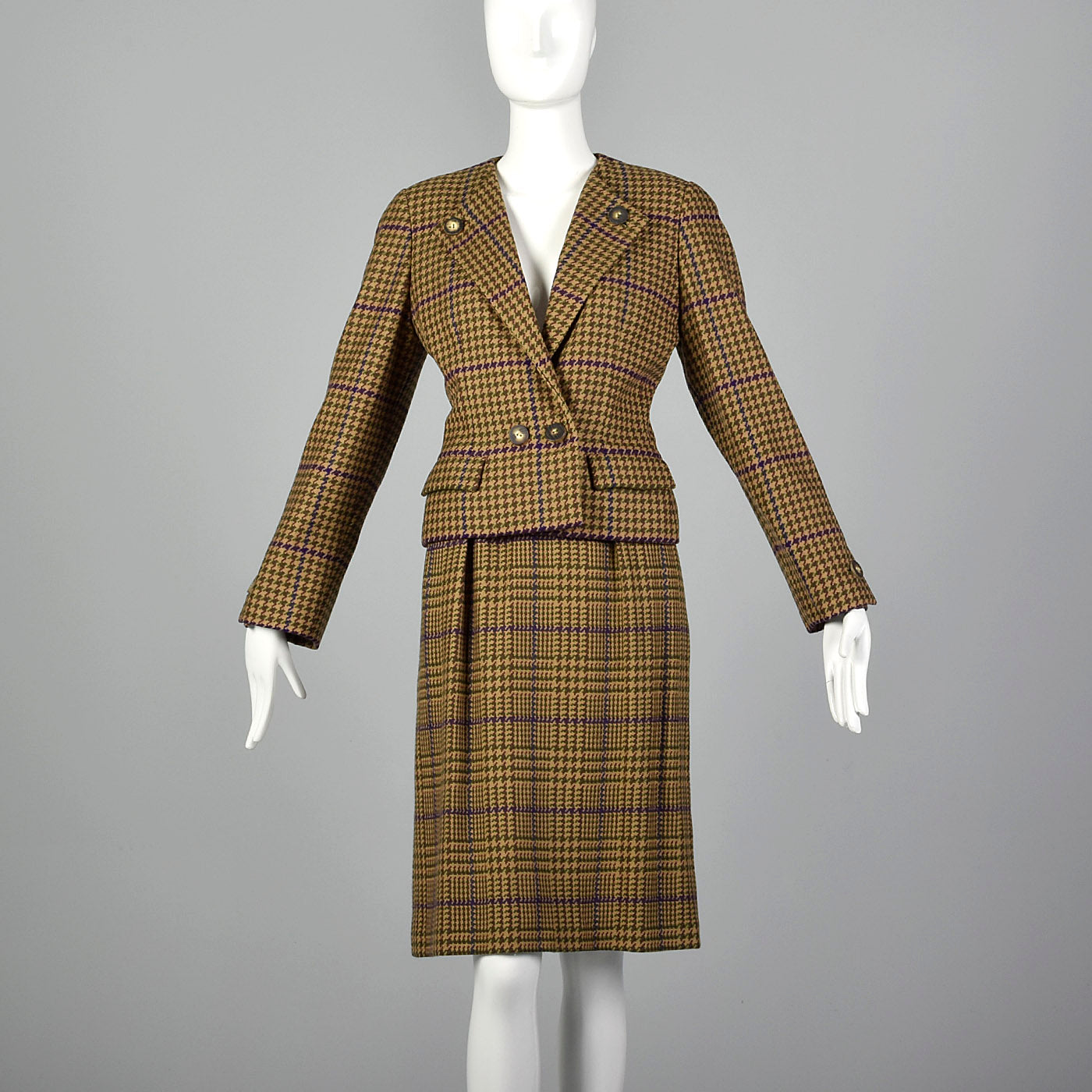 1980s Bill Blass Skirt Suit