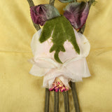 XS 1950s Yellow Rose Cocktail Dress