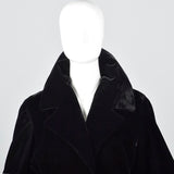 1970s Black Velvet Bolero with Rhinestone Buttons