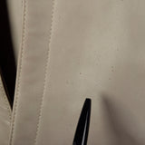 1980s Yves Saint Laurent Rive Gauche Gray Leather Skirt Suit