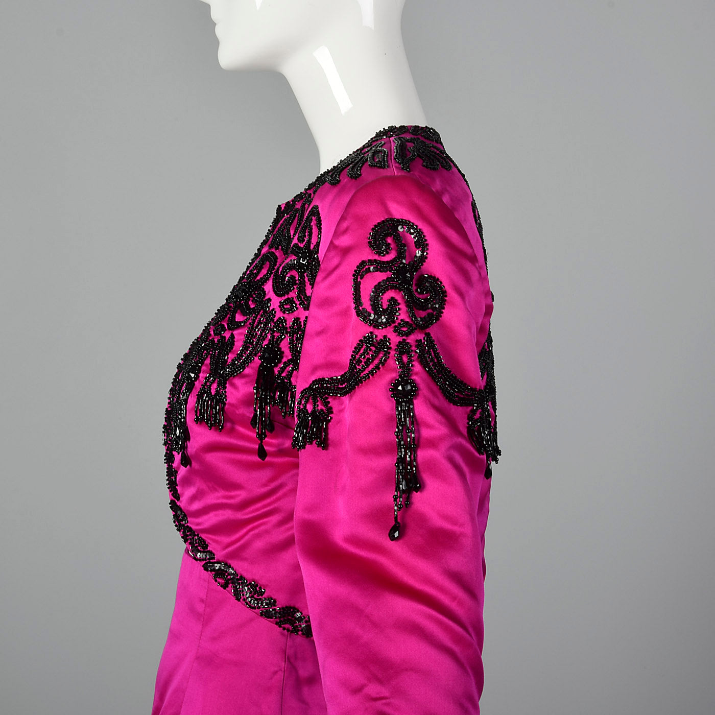 1980s Pilar Rossi Hot Pink Skirt Suit