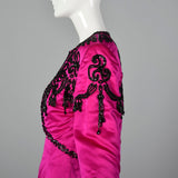1980s Pilar Rossi Hot Pink Skirt Suit