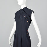 XS-Small Black Cheongsam Dress