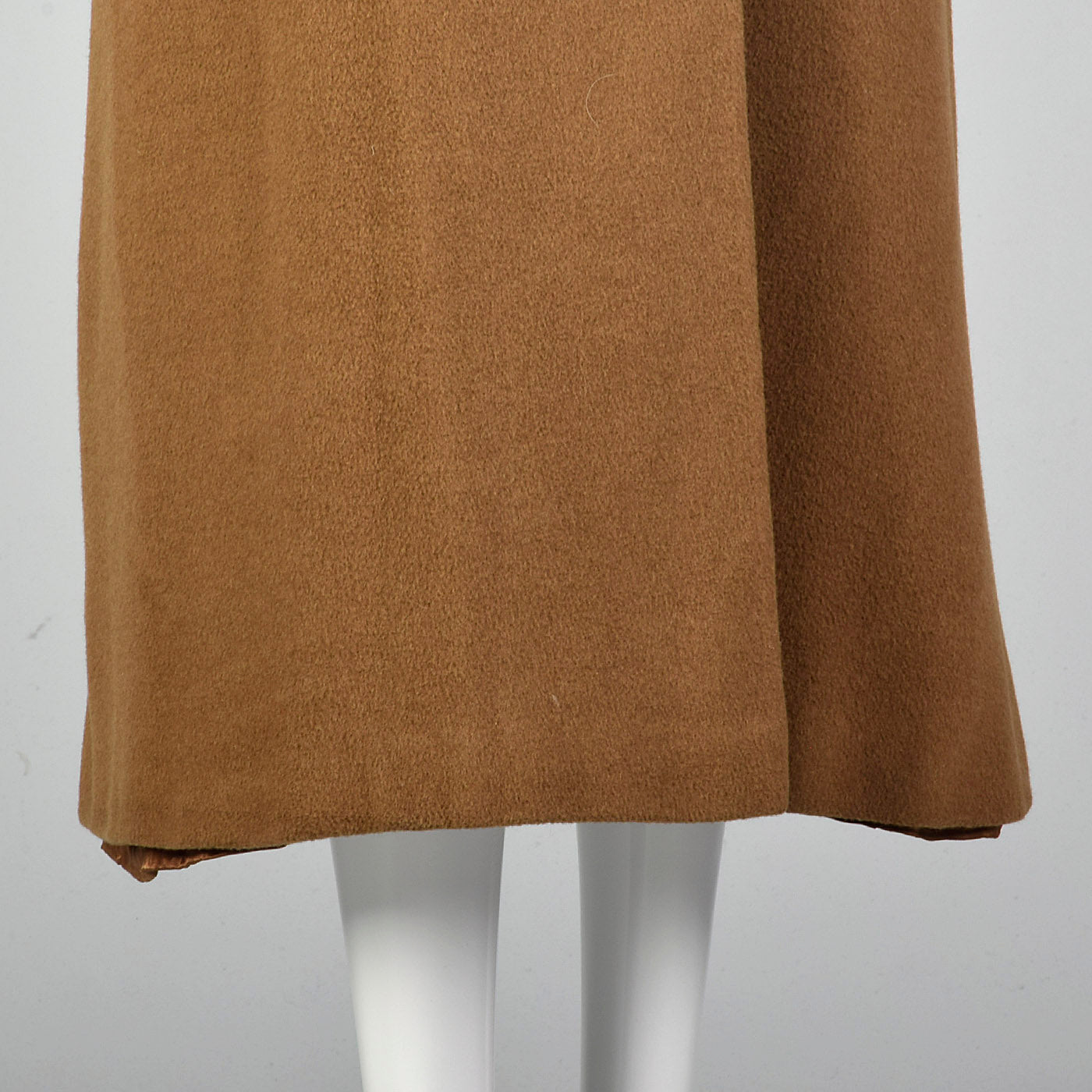1970s Regency Brown Double Breasted Cashmere Coat