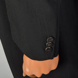 Medium 1960s Mens Black Top Coat