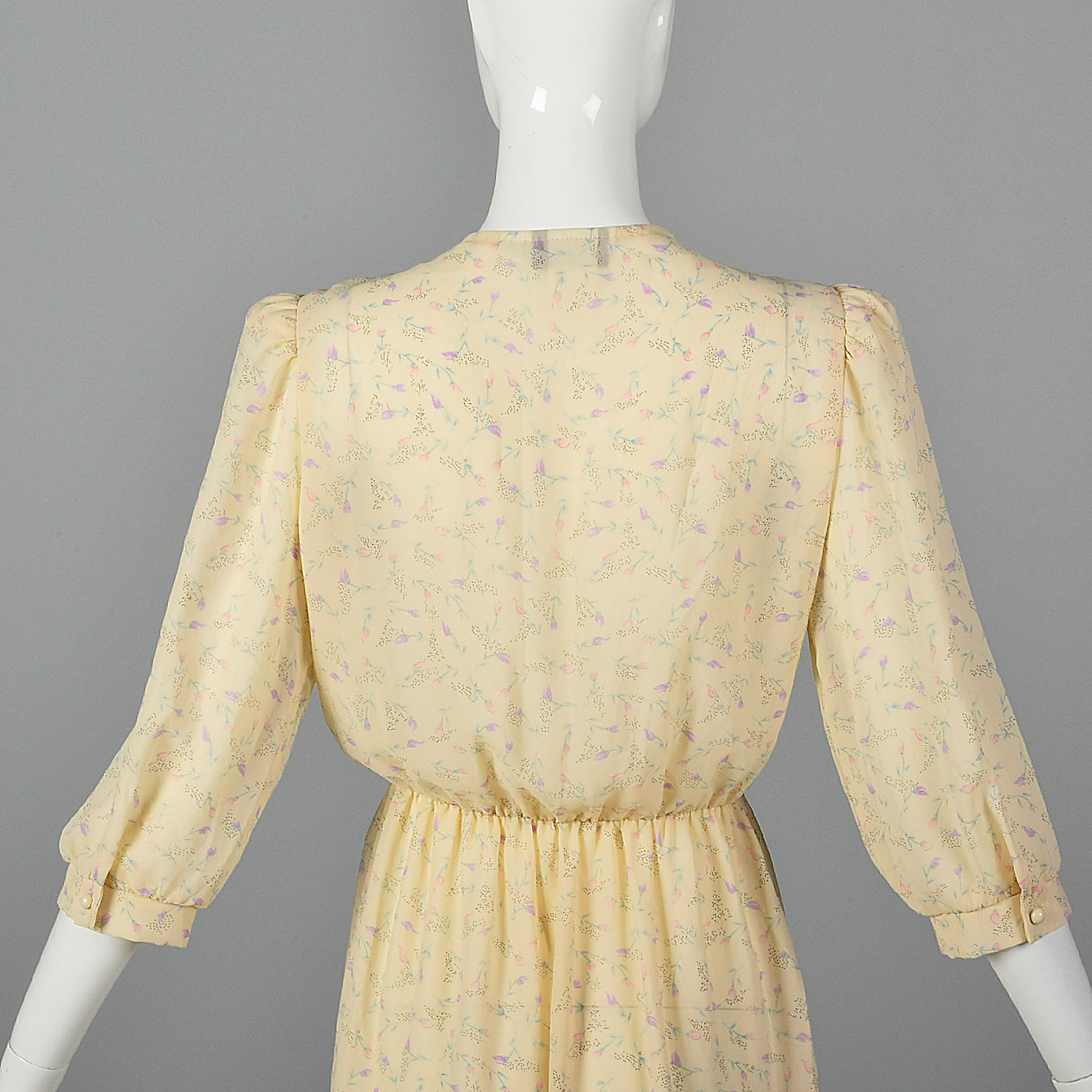1970s Diane Von Furstenberg Floral Dress
